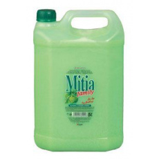 Mýdlo tekuté Mitia Family Zelené jablko 5l Mýdlo tekuté Mitia Family Zelené jablko 5l