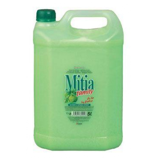 Mitia tekuté mýdlo Family Green Apple 5l