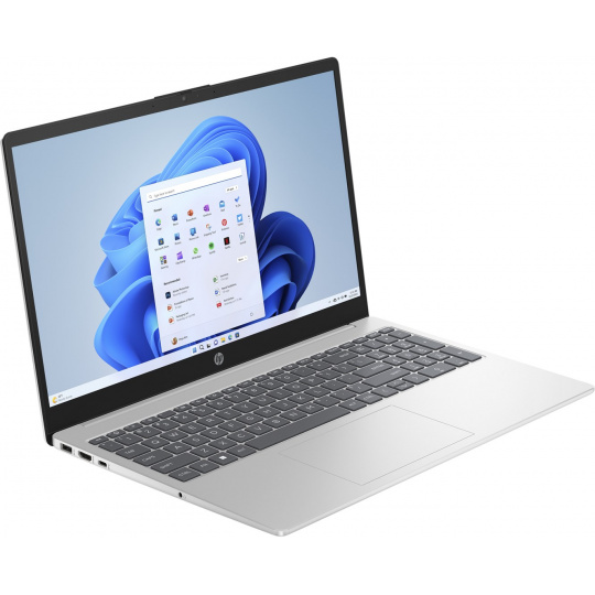 HP 15-fc0024nw Notebook 39,6 cm (15,6") Full HD AMD Athlon Gold 7220U 8 GB LPDDR5-SDRAM 512 GB SSD Wi-Fi 6 (802.11ax) Windows 11 Home Stříbrný