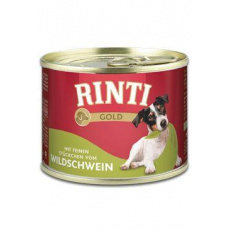 Rinti Dog Gold konzerva divočák 185g Rinti Dog Gold konzerva divočák 185g
