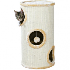 Obytný sisalový válec pro kočky 36cm/70cm - béžový Obytný sisalový válec pro kočky 36cm/70cm - béžový