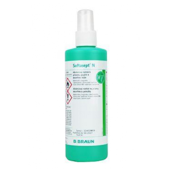 Softasept N Bezbarvý dezinfekce kůže,sliznic,ran 250ml