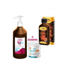 VITAR ArtiVit Sirup 1000ml+DentON100g+losos olej 200ml VITAR ArtiVit Sirup 1000ml+DentON100g+losos olej 200ml