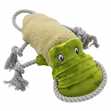 Krokodýl pískací, plyšová hračka pro psy 34 cm, HipHop Dog Krokodýl pískací, plyšová hračka pro psy 34 cm, HipHop Dog