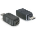 DeLOCK Adapter USB micro-B male to mini USB 5-pin mini USB 5p Černá
