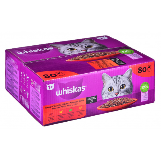 Whiskas Klasický výběr ve šťávě  80 x 85 g