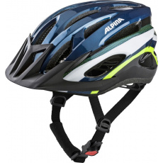 Cyklistická přilba Alpina MTB17 tmavě modrá-neon 58-61
