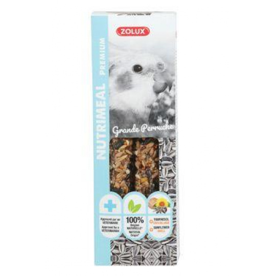 Pochoutka NUTRIMEAL STICK papoušek slunečn.110g Zolux