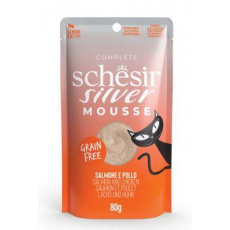 Schesir Cat kapsa Senior Lifestage Mousse los/kuř 80g Schesir Cat kapsa Senior Lifestage Mousse los/kuř 80g