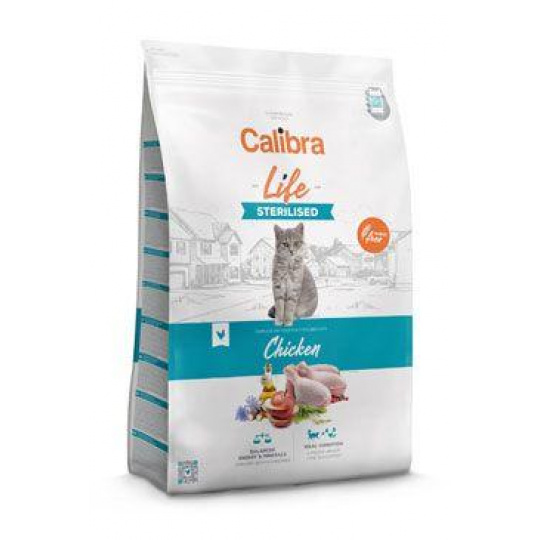 Calibra Cat Life Sterilised Chicken 6kg Calibra Cat Life Sterilised Chicken 6kg