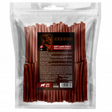 CEZZOO SNACK Měkké jehněčí tyčinky 500g CEZZOO SNACK Měkké jehněčí tyčinky 500g