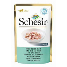 Schesir Cat kapsa Adult tuňák/pražma 50g Schesir Cat kapsa Adult tuňák/pražma 50g