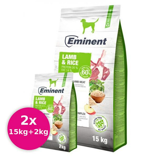 Eminent Dog Puppy Lamb & Rice XL 15kg