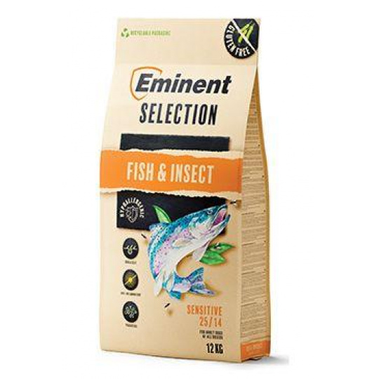 Eminent Dog Selection Sensitive Fish&Insect 12kg Eminent Dog Selection Sensitive Fish&Insect 12kg