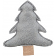 Vánoční stromek s catnipem, 10.5 cm, filc, šedá