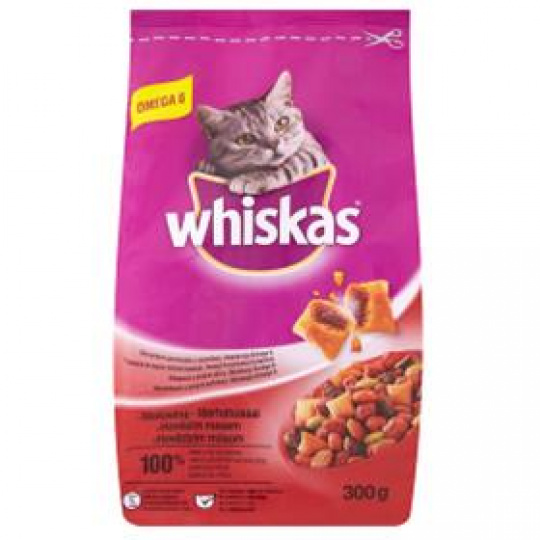 Mars WHISKAS Adult cat s hovädzím mäsom 300 g