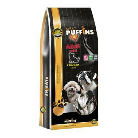 Puffins Dog Adult Yorkshire&Mini Chicken 1kg