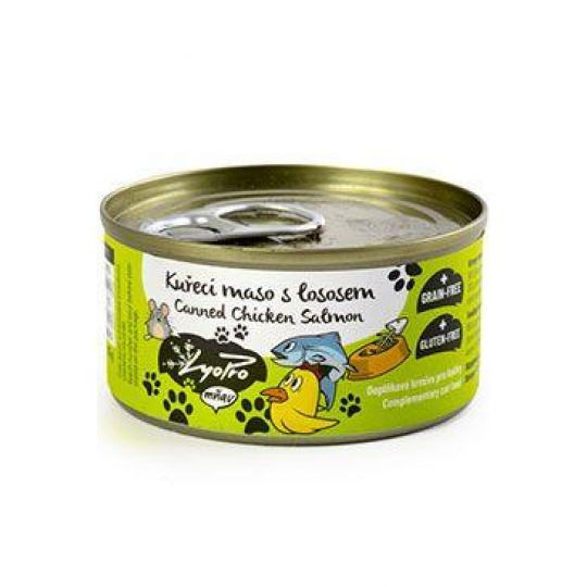 Lyopro Cat konz. Kuřecí maso s lososem 85g
