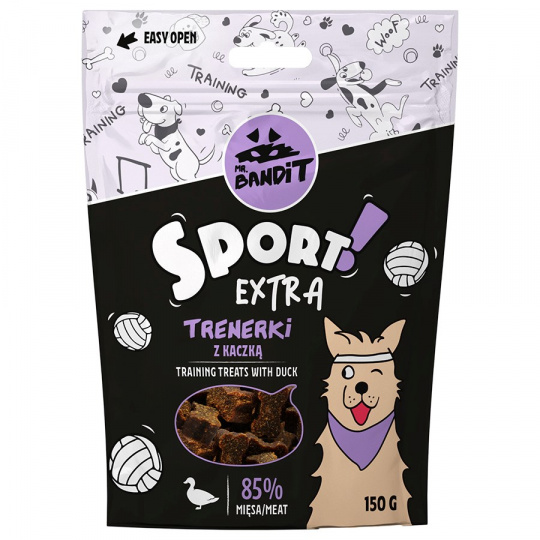 VET EXPERT PAN. BANDIT Sport Extra Trenažéry s kachnou - pochoutka pro psy - 150 g