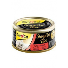 Gimpet kočka konz. ShinyCat filet tuňák s lososem 70g Gimpet kočka konz. ShinyCat filet tuňák s lososem 70g