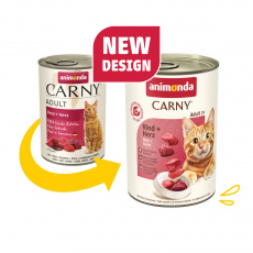 ANIMONDA konzerva CARNY Adult - hovězí, srdce 400g