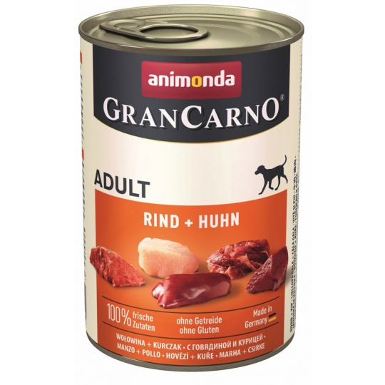 animonda GranCarno Original Hovězí, Kuřecí maso Dospělý jedinec 400 g