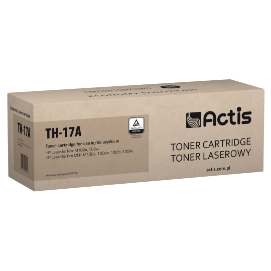 Actis Tonerová kazeta TH-17A (náhradní kazeta HP 17A CF217A; standardní; 1600 stran; černá)