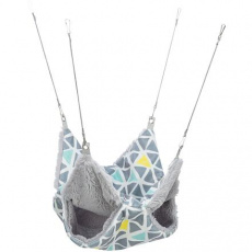 Hammock SUNNY dvoupatrový, pro křečky, 30 x 30 cm, polyester Hammock SUNNY dvoupatrový, pro křečky, 30 x 30 cm, polyester