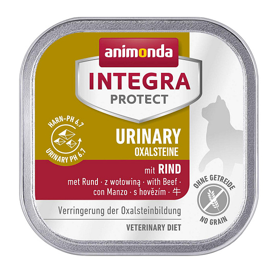 INTEGRA PROTECT URINARY OXAL dieta s hovězím masem 100g