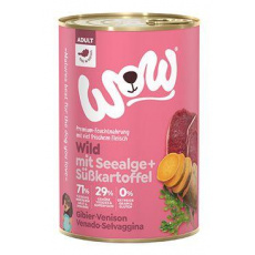 WOW konzerva Zvěřina s batáty Adult 400g WOW konzerva Zvěřina s batáty Adult 400g