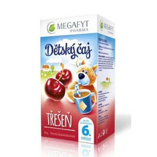 Čaj Megafyt dětský ovocný Třešeň 20 sacc 
