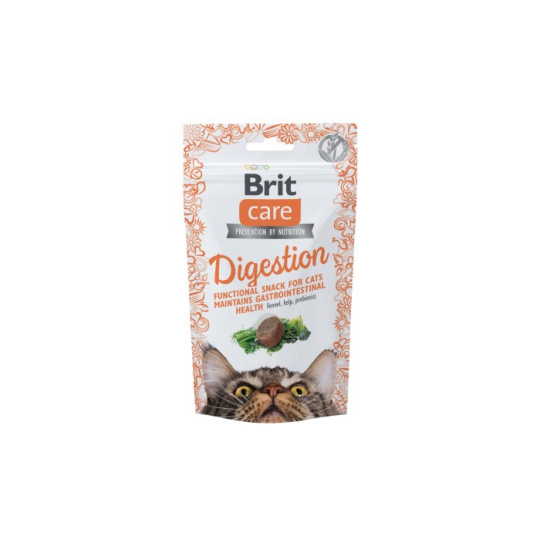 BRIT Care Cat Snack Digestion - pamlsek pro kočky - 50 g