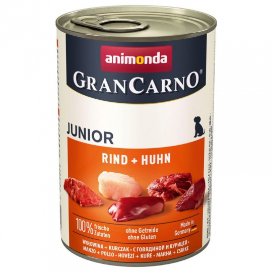 animonda GranCarno Original Hovězí, Kuřecí maso Junior 400 g