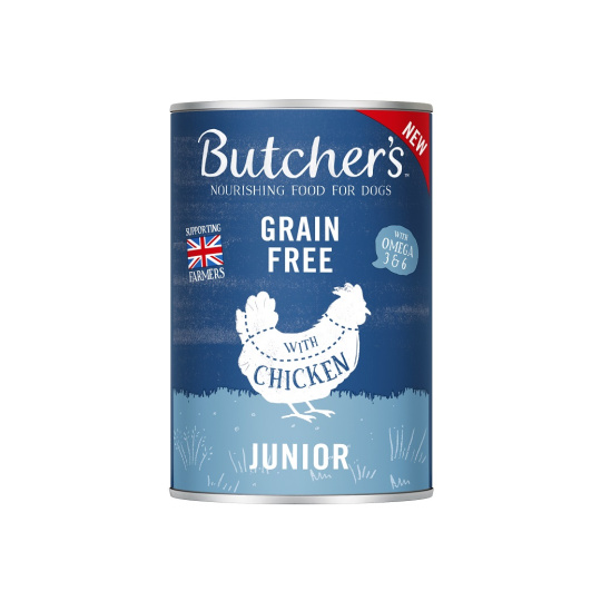 BUTCHER'S Original Junior Chicken Jelly - vlhké krmivo pro psy - 400g