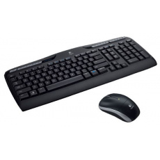 Logitech Wireless Combo MK330 klávesnice Obsahuje myš RF bezdrátový QWERTY US Mezinárodní Černá