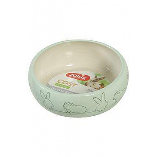 Miska keramická COSY hlodavec 250ml zelená Zolux Miska keramická COSY hlodavec 250ml zelená Zolux