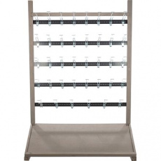 Snack Bar na výrobky k zavěšení 127 × 185 × 57 cm, dřevo/kov