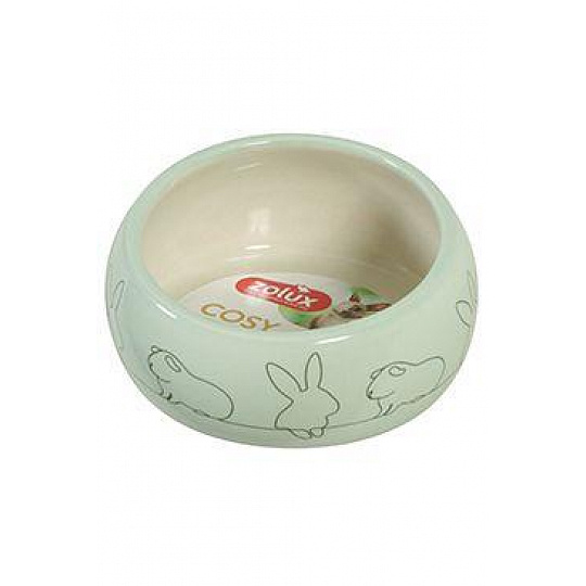 Miska keramická COSY hlodavec 150ml zelená Zolux Miska keramická COSY hlodavec 150ml zelená Zolux