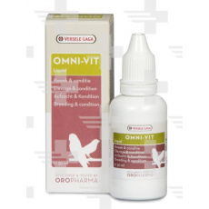 VL Oropharma Omni Vit Liquid - kvapky zlepšujúce celkovú kondíciu v období chovu a výstav 30 ml VL Oropharma Omni Vit Liquid - kvapky zlepšujúce celkovú kondíciu v období chovu a výstav 30 ml
