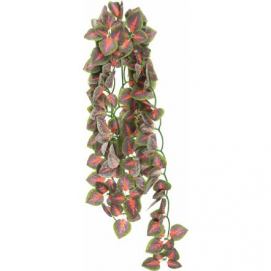 Závěsná terarijní rostlina,  20 x 50 cm, hedvábí - DOPRODEJ