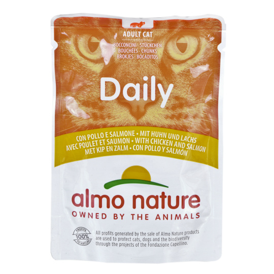 Almo Nature Daily Kuře s lososem 70 g