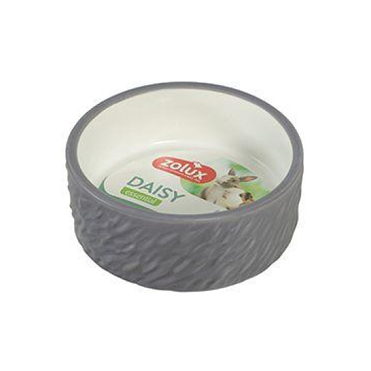 Miska keramická DAISY hlodavec 200ml sivá Zolux