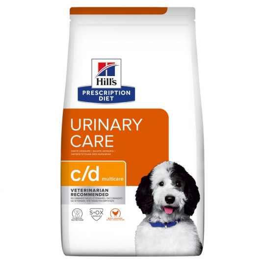 HILL'S PRESCRIPTION DIET Canine c/d Multicare Suché krmivo pro psy Kuřecí maso 12 kg