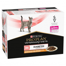 PURINA Pro Plan Veterinary Diets DM St/Ox Diabetes Management - mokré krmivo pro kočky - 10 x 85g