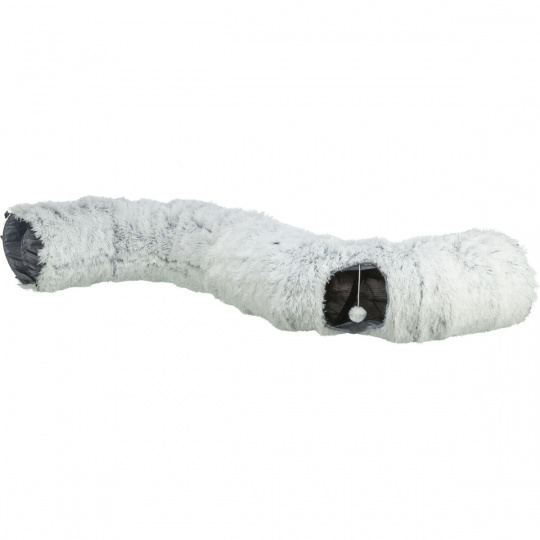 HARVEY plyšový hrací tunel / donut, o 25 cm/160 cm, šedá HARVEY plyšový hrací tunel / donut, o 25 cm/160 cm, šedá