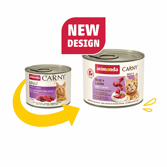 ANIMONDA konzerva CARNY Adult - hovězí, jehněčí 200g