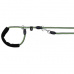 FUSION kulaté vodítko Retrívrs gum.rukojetí M-XL 1,90m/13mm, černo-zelený