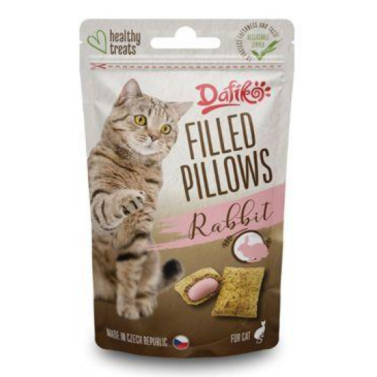 Dafiko plněné polštářky pro kočky králičí 40g