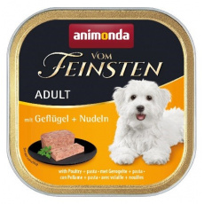 ANIMONDA Vom Feinsten Adult Poultry and pasta - mokré krmivo pro psy - 150g