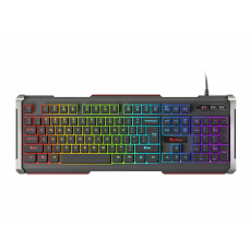 GENESIS RHOD 400 RGB klávesnice Hraní USB QWERTY US Mezinárodní Černá